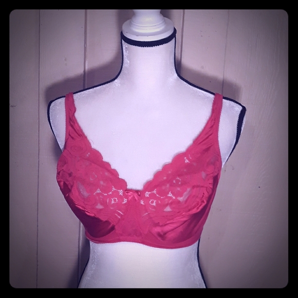 Vanity Fair Bra Unpadded Lace Cup size 36D - Picture 1 of 8